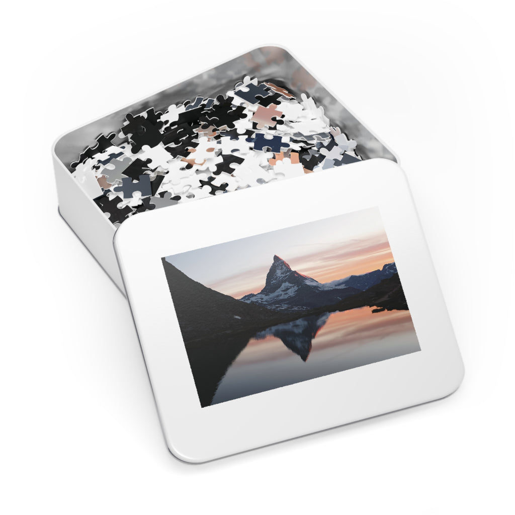 Zermatt Mountain Reflection Jigsaw Puzzle (with Tin)