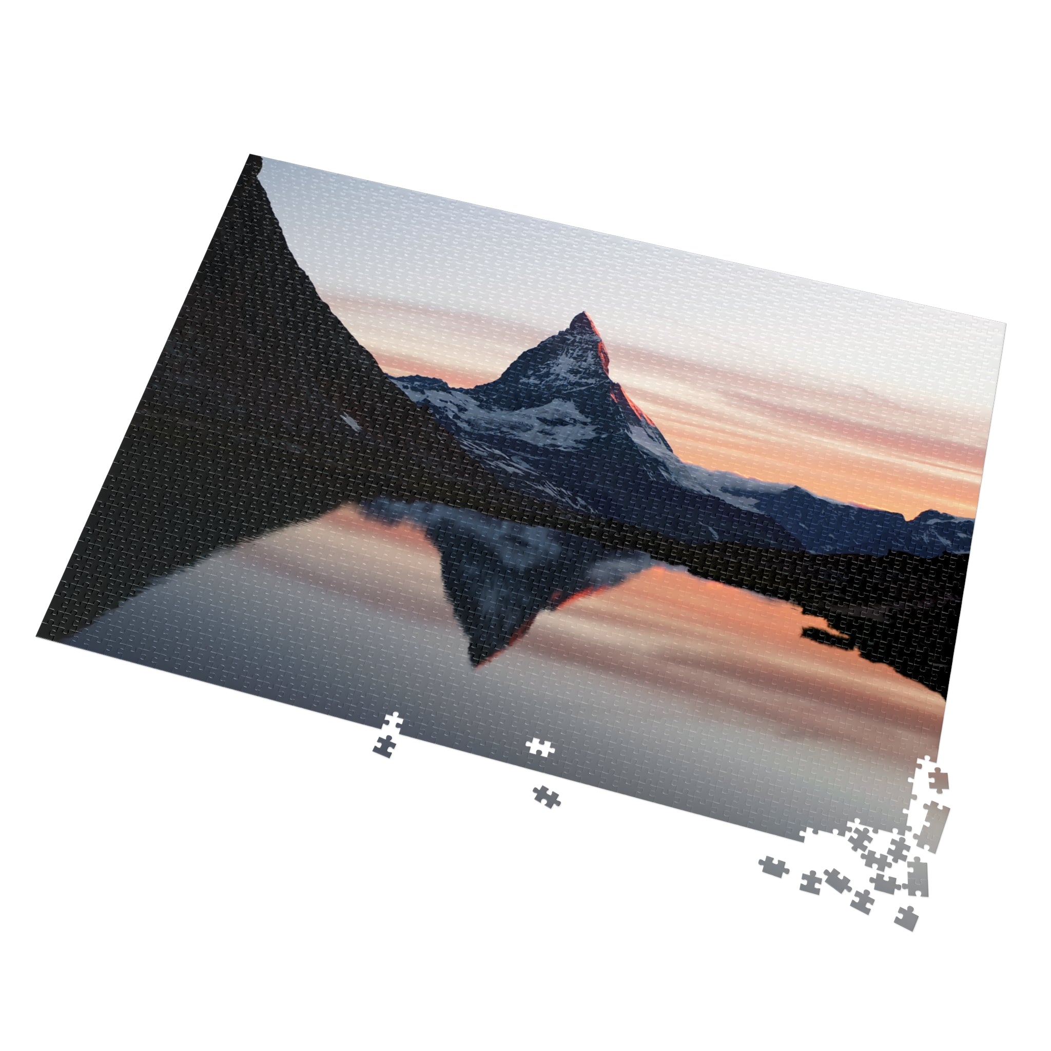 Zermatt Mountain Reflection Jigsaw Puzzle (with Tin)